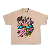 Burro Just a small town girl Urban Heavy Tee - HowdyJamesFarm