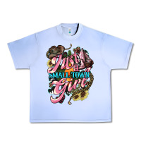 Grape Ice Just a small town girl Urban Heavy Tee - HowdyJamesFarm