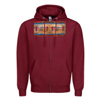 Burgundy all american teacher 15oz mug Zipper Hoodie - Artiststas