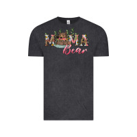 Vintage Black mama bear with daisy Vintage Tee - RanaPortraitStore