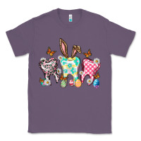 Lavender Happy Easter Day teeth Classic Tee - HowdyJamesFarm