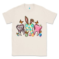Natural Happy Easter Day teeth Classic Tee - HowdyJamesFarm