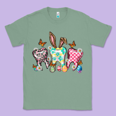 Happy Easter Day Teeth Classic Tee Designed By Howdyjamesfarm