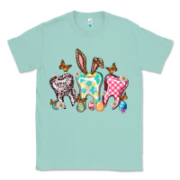 Seafoam Happy Easter Day teeth Classic Tee - HowdyJamesFarm