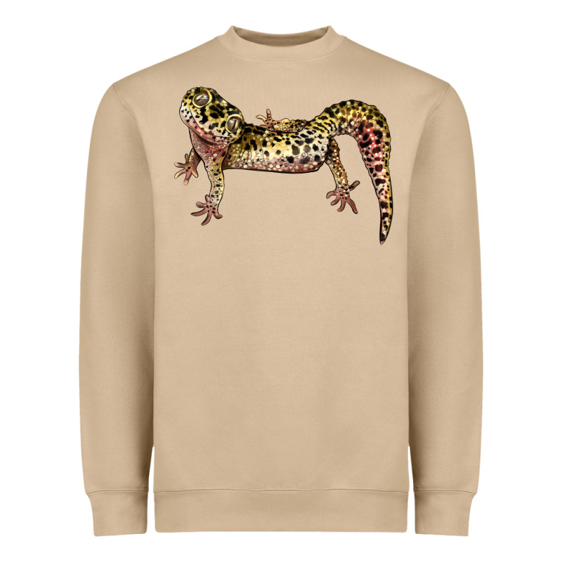 Gecko Lizard Illustrations Heavyweight Sweatshirt by LillyAllenDesigns | Teevron