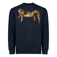 Navy Gecko Lizard Illustrations Heavyweight Sweatshirt - LillyAllenDesigns