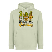 Matcha welcome gnomies sunflowers Heavyweight Hoodie - BarkalooDesign