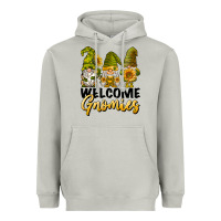 Moon Dust welcome gnomies sunflowers Heavyweight Hoodie - BarkalooDesign