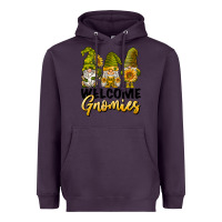 Plum welcome gnomies sunflowers Heavyweight Hoodie - BarkalooDesign
