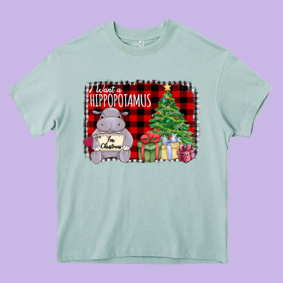 I Want A Hippopotamus Heavy Core Tee Designed By Bettercallsaul