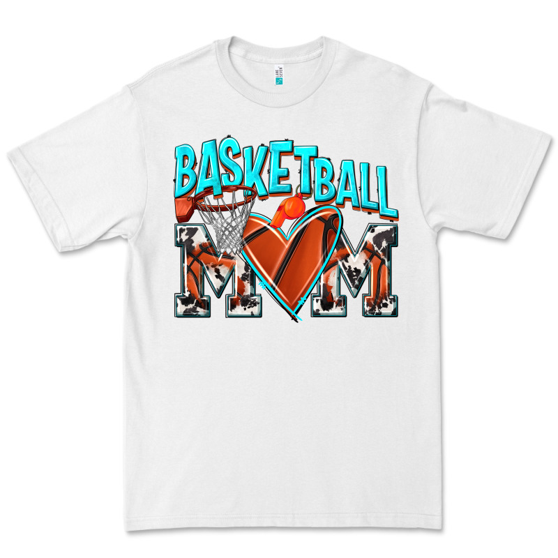 Basketball Mom Premium Tee by NancyCooperArtShop | Teevron