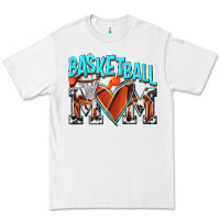 White Basketball Mom Premium Tee - NancyCooperArtShop