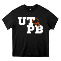 Black UTPB Permian Basin Student Heavy Core Tee - longCreatives