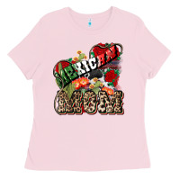 Bubblegum Pink Mexican Mom Ladies Tee - NancyCooperArtShop