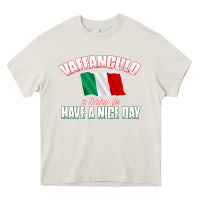 Cream Vaffanculo Have A Nice Day  Funny Italian Heavy Core Tee - longCreatives