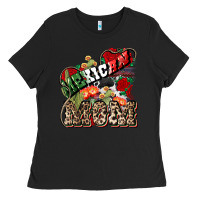 Black Mexican Mom Ladies Tee - NancyCooperArtShop