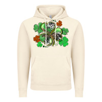 Vintage Artic St. Patrick's Day shamrock leopard and cowhide Vintage Hoodie - CowGirlArtShop