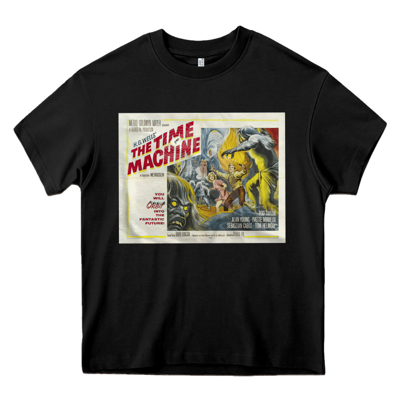 The Time Machine, Time Travel, Retro Movie Poster, Cult Classic, Futur Heavy Core Tee by longCreatives | Teevron