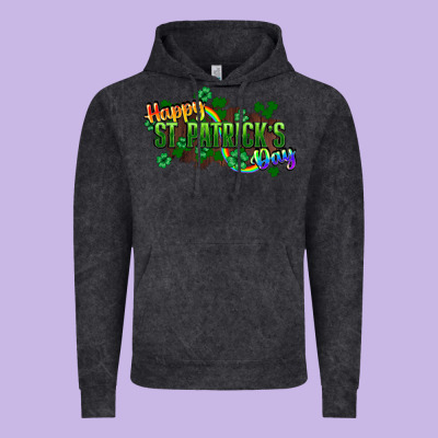 Happy St. Patrick's Day Vintage Hoodie Designed By Howdyjamesfarm