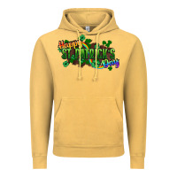 Vintage Mustard Happy St. Patrick's Day Vintage Hoodie - HowdyJamesFarm