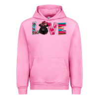 Fuchsia Pink belted galloway Urban Hoodie - AdoDesignShop