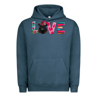 Pigment Midnight Navy belted galloway Urban Hoodie - AdoDesignShop