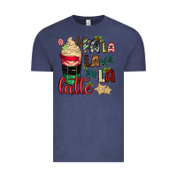 Vintage Denim Fa la la la latte Vintage Tee - CowGirlArtShop