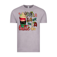Vintage Zinc Fa la la la latte Vintage Tee - CowGirlArtShop