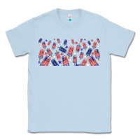 Dusty Blue American popsicle Classic Tee - TumblerDesignByShophia