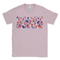 Lilac American popsicle Classic Tee - TumblerDesignByShophia