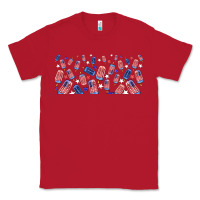 Red American popsicle Classic Tee - TumblerDesignByShophia
