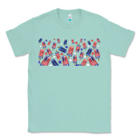Seafoam American popsicle Classic Tee - TumblerDesignByShophia