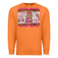 Carrot easter pink camouflage egg hunter  bunny Premium Sweatshirt - BarkalooDesign