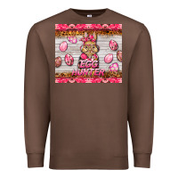 Chestnut easter pink camouflage egg hunter  bunny Premium Sweatshirt - BarkalooDesign