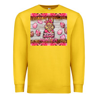 Lemon easter pink camouflage egg hunter  bunny Premium Sweatshirt - BarkalooDesign