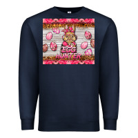Navy easter pink camouflage egg hunter  bunny Premium Sweatshirt - BarkalooDesign