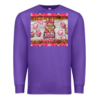 Purple easter pink camouflage egg hunter  bunny Premium Sweatshirt - BarkalooDesign