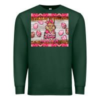 Sports Green easter pink camouflage egg hunter  bunny Premium Sweatshirt - BarkalooDesign
