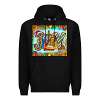 Black joy jesus Premium Hoodie - CowhideDigitalArt