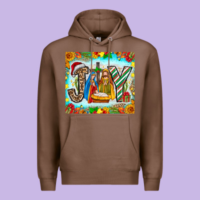 Joy Jesus Premium Hoodie Designed By Cowhidedigitalart