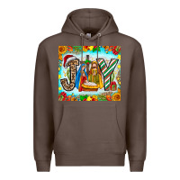 Coffee joy jesus Premium Hoodie - CowhideDigitalArt
