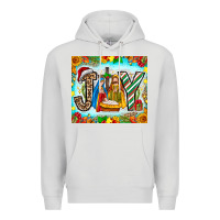 Dove Grey joy jesus Premium Hoodie - CowhideDigitalArt