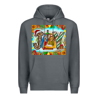 Rock joy jesus Premium Hoodie - CowhideDigitalArt