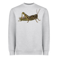 Heather Grey Grasshopper Heavyweight Sweatshirt - LillyAllenDesigns