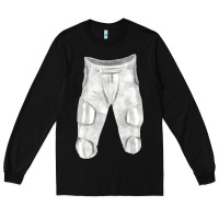Black football padded pant fa element 1 Long Sleeve Tee - FaDigitalArtStudio
