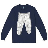 Navy football padded pant fa element 1 Long Sleeve Tee - FaDigitalArtStudio