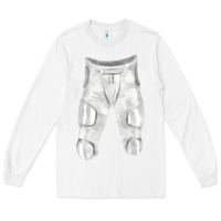 White football padded pant fa element 1 Long Sleeve Tee - FaDigitalArtStudio