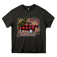 Asphalt Merry Christmas Truck Heavy Core Tee - Bettercallsaul