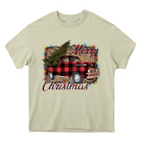 Mossy Merry Christmas Truck Heavy Core Tee - Bettercallsaul
