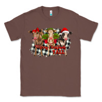 Chestnut Merry Christmas Y'all Heifers Classic Tee - RanaPortraitStore